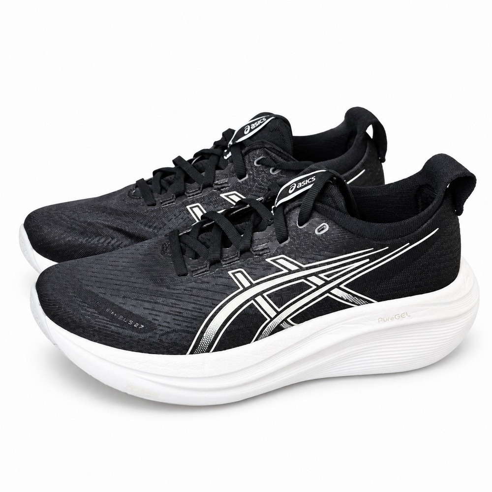 ASICS Gel-Nimbus 27 Black Lake Grey 1012B752-002 Women's Size 9 D Wide Running